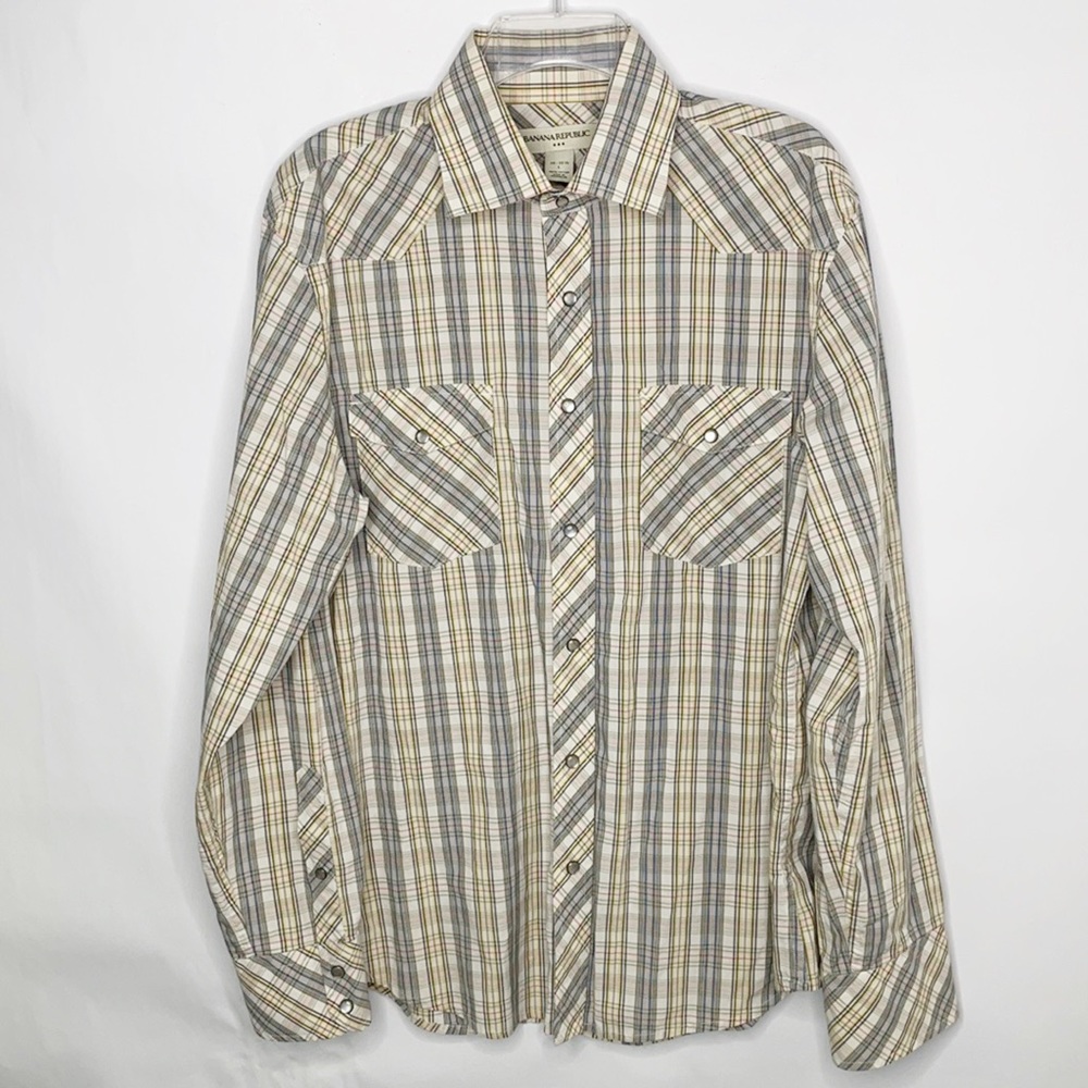 Banana Republic Snap Shirt (L)